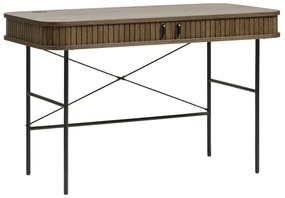 Dizajnový písací stôl Vasiliy 120 cm dymový dub