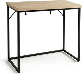 Konzolový stolek Origo 90 cm černý/dub Sonoma