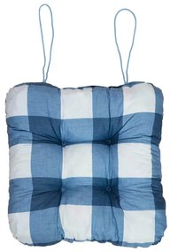 Podložka na stoličku Soft Davos modrá