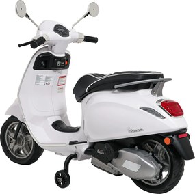 Ramiz Vespa Scooter ROMA Biela Detský motocykel