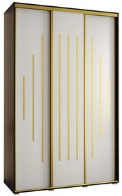 Skriňa 45 Canaris 12 180 čierna/biela/gold