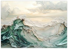 Obraz - 3D abstrakcie mora (70x50 cm)