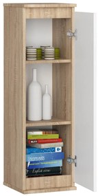 Závesná skrinka Star 30 cm sonoma/biela