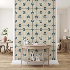 VLADILA  Vintage Tiles Pattern - tapeta