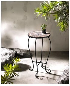 LIVARNO home Odkladací stolík s mozaikou (okrúhly) (100351618)