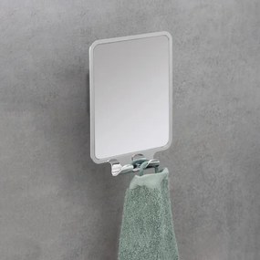 WENKO 22693100 - Kozmetické zrkadlo VACUUM-LOC QUADRO ED 14x19,5 cm lesklý chróm