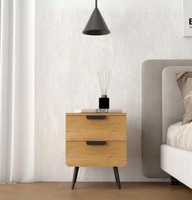 Nočný stolík Radis (NS01), divoký dub