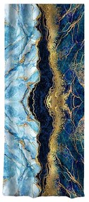 Záves v modro-zlatej farbe 140x260 cm - Mila Home