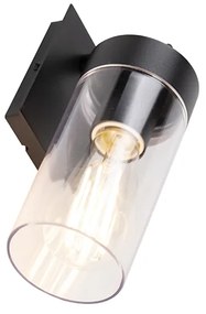 Moderná vonkajšia nástenná lampa čierna - Rullo