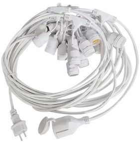 Vonkajšia reťaz STRING 15xE27/40W/230V 15m IP65