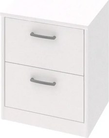 Nočný stolík Mega 40, biela
