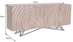 Komoda 44318 177cm Zen Drevo Mango  - Komfort-nábytok