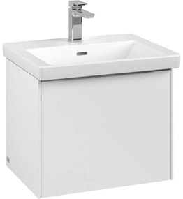 VILLEROY &amp; BOCH Subway 3.0 závesná skrinka pod umývadlo, 1 zásuvka, 523 x 447,5 x 429 mm, Pure White, C57900VF