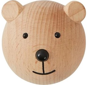 Nástenný vešiak Bear z bukového dreva