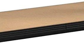 Skladový regál Conor čierny 875 kg 180 x 90 x 30 cm