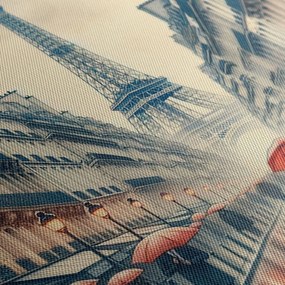 Obraz Paríž v daždivom dni