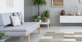 Berfin Dywany, Kusový koberec Vals 8002 Grey, 200x290, šedá, obývacia izba