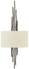 Hinkley - Nástenné svietidlo SPYRE 2xE14/60W/230V šedá