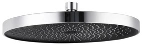 WENKO 24910100 - Sprchová hlavica SOFTWATER 26x26 cm lesklý chróm/čierna