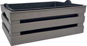 BAMA Bednička TINA Flower 2, hnedá