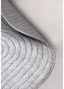Svetlosivý okrúhly koberec ø 200 cm Panglao New York Light Grey – Elle Decoration