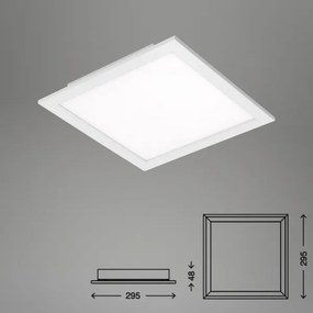 Briloner 7194-016 - LED  Stmievateľné stropné svietidlo SIMPLE LED/18W/230V + DO