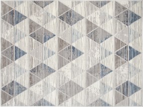 TA Koberec E460A SVETLO SIVÁ/TMAVOMODRÁ ASTHANE