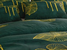 Obliečky mikroplyš VENECIA zelené Rozmer obliečok: 70 x 90 cm | 140 x 200 cm