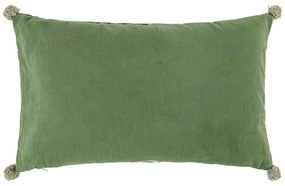 BOHEMIAN Vankúš kvetinová lúka 60 x 35 cm - zelená