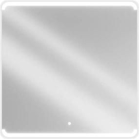 Mexen Nida, LED kúpeľňové zrkadlo s podsvietením 100x100 cm, 6000K, ochrana proti zahmlievaniu, 9806-100-100-611-00