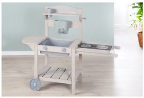 roba Drevená kuchynka s kolieskami  (100393125)