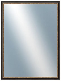 DANTIK - Zrkadlo v rámu, rozmer s rámom 60x80 cm z lišty TRITON čierna (2139)