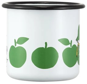 Hrnček Moomin Joyful Apples 0,37l, smalt / bílo-zelený