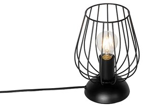 Moderná stolná lampa čierna - Palica