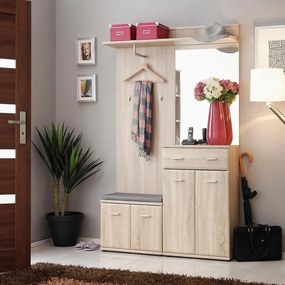 Predsieňový nábytok Armario II + Poduška sonoma