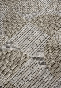 Villeroy & Boch, Kusový koberec Villeroy & Boch 106078 Brown – na von aj na doma, 155x230, hnedá, chodba / predsieň