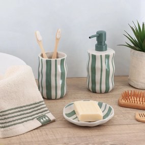 Sada kúpeľňových doplnkov Nola, kombinácia farieb/s čiernymi prvkami