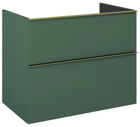 Elita Look, umývadlová skrinka 80x45x64 cm 2S PDW, zelená matná, ELT-168566