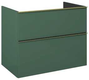 Elita Look, umývadlová skrinka 80x45x64 cm 2S PDW, zelená matná, ELT-168566