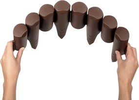 Záhradná palisáda Oggy terakota 250cm