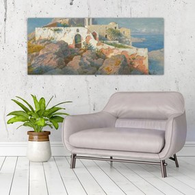 Obraz - William Stanley Haseltine, Santa Maria a Cetrella, Anacapri, reprodukcia (120x50 cm)