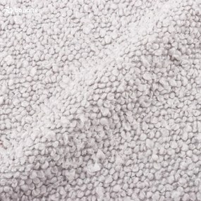 Svetlosivé kreslo z textílie bouclé Molino – Micadoni Home