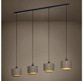 Eglo 390121 - Luster na lanku MARCHENA 4xE27/40W/230V hnedá
