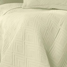 Béžový prešívaný pléd z mikrovlákna 170x210 cm Ophelia – Restilo