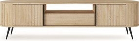 TV stolík Luvio 196 cm so zásuvkou - dub cremona
