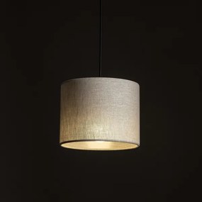 Luster na lanku do lištového systému TRACER 1xE27/15W/230V pr. 20 cm čierna/šedá