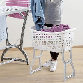 BAMA Kôš na bielizeň STAND UP, farba sivá