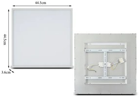 Brilagi - LED Stmievateľné svietidlo SLIMFRAME LED/36W/230V 45x45 cm biela + DO