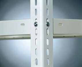 META Policový regál FIX, 100 kg, 3000 x 1000 x 600 mm, prídavný regál