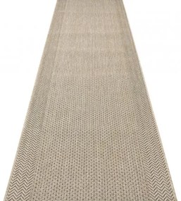 Šnúrkový behúň Jeans 19242/P01 hnedý / béžový